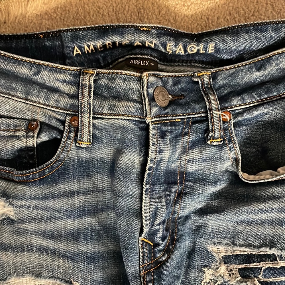 American eagle air flex plus skinny jeans 28x32